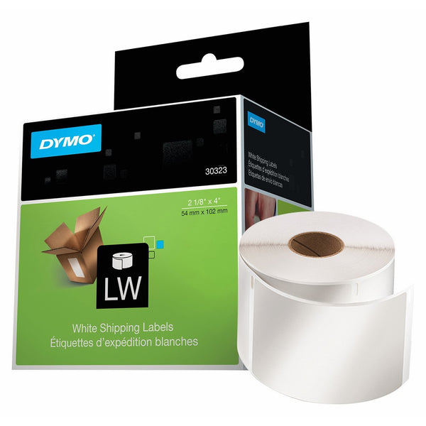 DYMO Authentic LW Standard Shipping Labels for LabelWriter Label Printers, White, 2-1/8'' x 4'', 1 roll of 220 (30323)