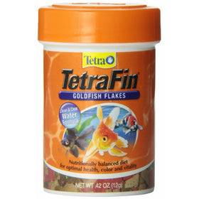 Tetra 77025 TetraFin Goldfish Flakes, 0.42-Ounce, 85 ml