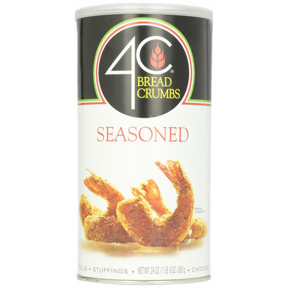 4C Bread Crumbs, Flavored, 24 oz