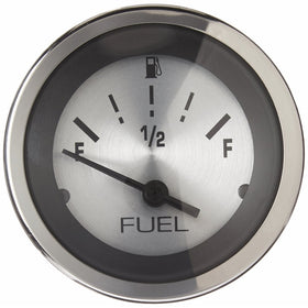 Sierra International 63477P Sterling E - 1/2 - F Dial Range Scratch Resistant Fuel Gauge, 2"