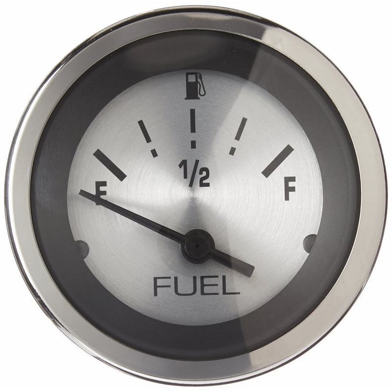 Sierra International 63477P Sterling E - 1/2 - F Dial Range Scratch Resistant Fuel Gauge, 2"
