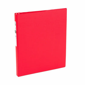 Avery Economy Binder with 0.5-Inch Round Ring, Red, 1 Binder (03210)
