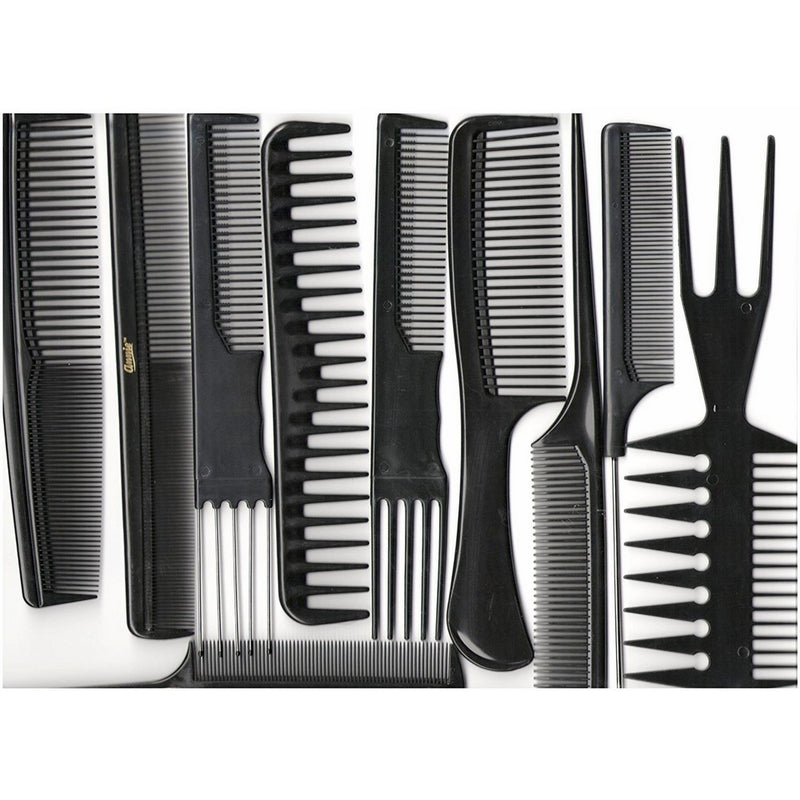 Annie Professional Comb Set 10Ct Black