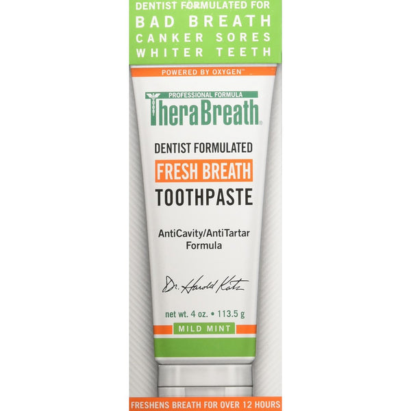 TheraBreath Fresh Breath Toothpaste 4 oz