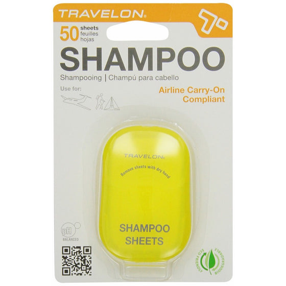 Travelon Shampoo Toiletry Sheets, 50-Count