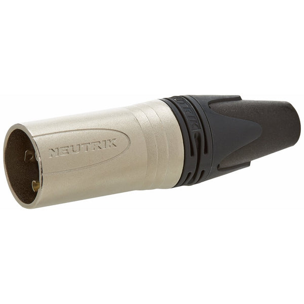 Neutrik NC3MXX Male XLR 3-pin Connector, Nickel Shell, Silver Contacts