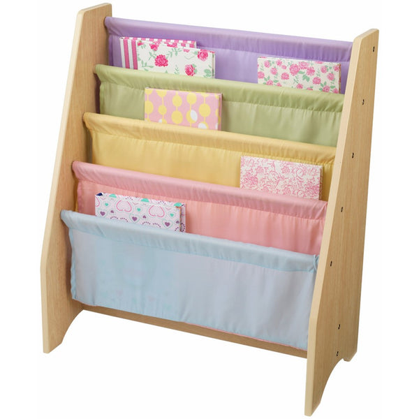 KidKraft Sling Bookshelf, Pastel