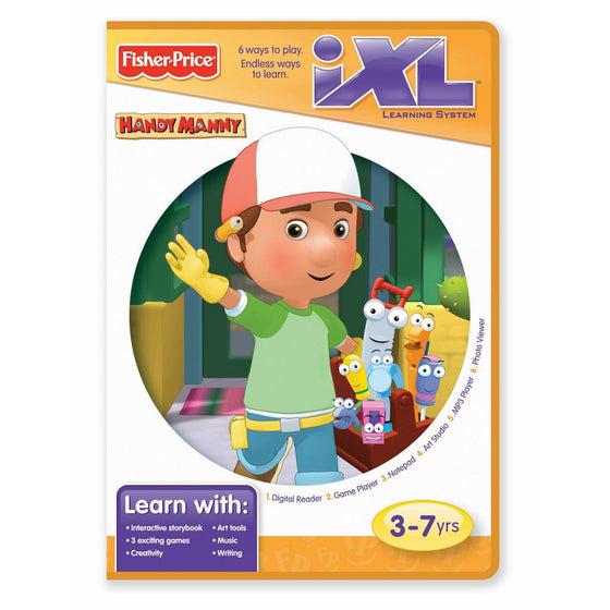Fisher-Price iXL Learning System Software Disney Handy Manny
