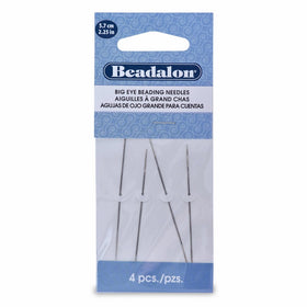 Big Eye Beading Needles 4/Pkg-2.25 Inch Long