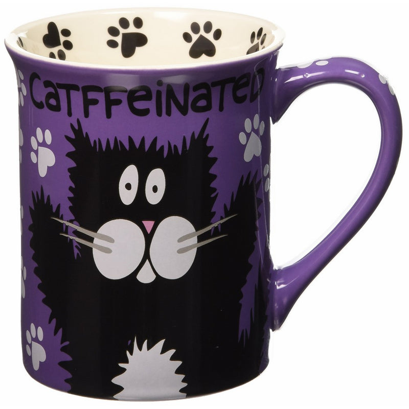 Our Name is Mud “Catffeine” Stoneware Mug, 16 oz.