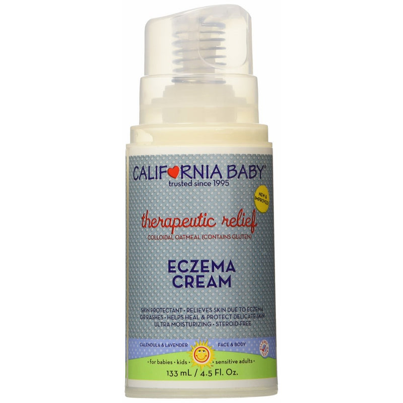 California Baby Eczema Cream - Calming French Lavender Therapeutic Relief - 4.5 oz