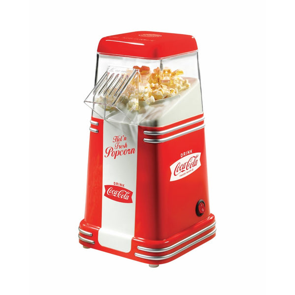 Nostalgia RHP310COKE Coca-Cola 8-Cup Hot Air Popcorn Maker