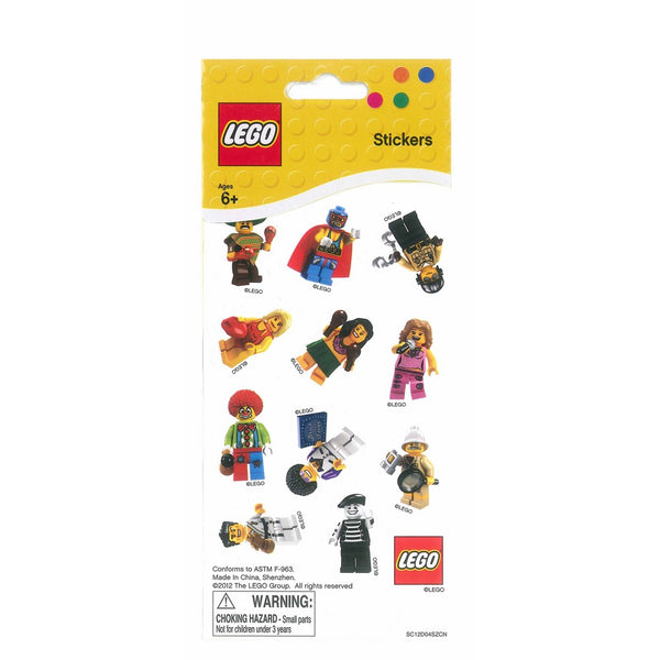 West Designs LEGO Minifigure Stickers