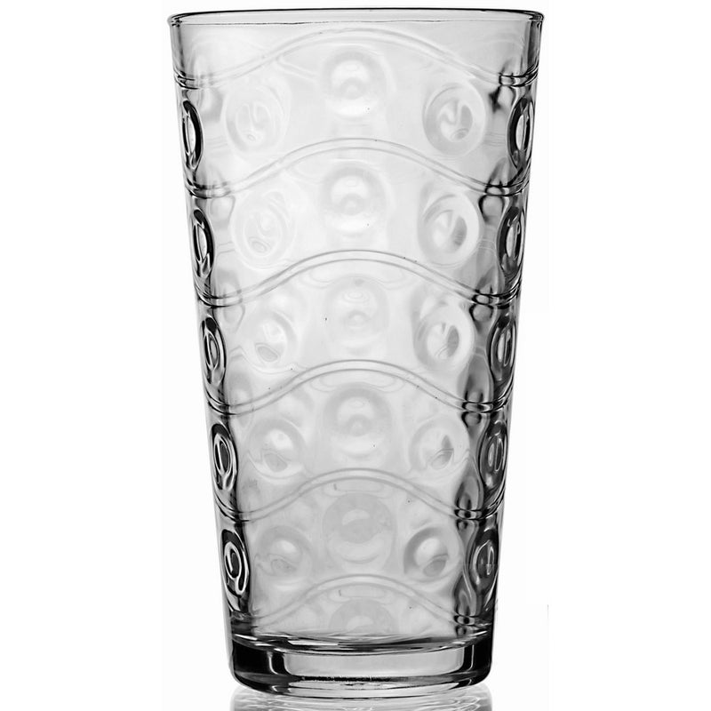 Circleware Parade Drinking Glasses, Set of 4, 17 oz., Clear