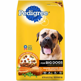 PEDIGREE Adult Complete Nutrition Roasted Chicken, Rice & Vegetable Flavor Dry Dog Food 46.8 Pounds