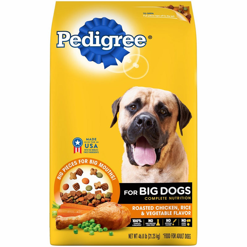 PEDIGREE Adult Complete Nutrition Roasted Chicken, Rice & Vegetable Flavor Dry Dog Food 46.8 Pounds