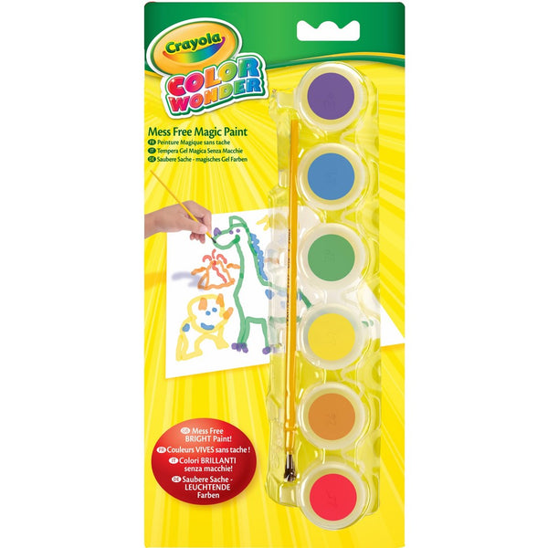 Crayola Color Wonder Gel Paint Palette Refills-Classic