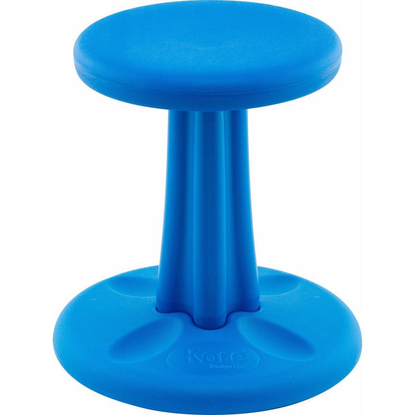 Kore Patented WOBBLE Chair | Now with Antimicrobial Protection | Stem Flexible Seating | Made in the USA - Active Sitting for Kids - Blue - Kids (14in)