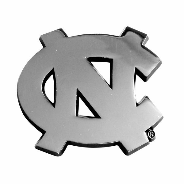 Fanmats 14902 NCAA UNC University of North Carolina - Chapel Hill Tar Heels Chrome Team Emblem