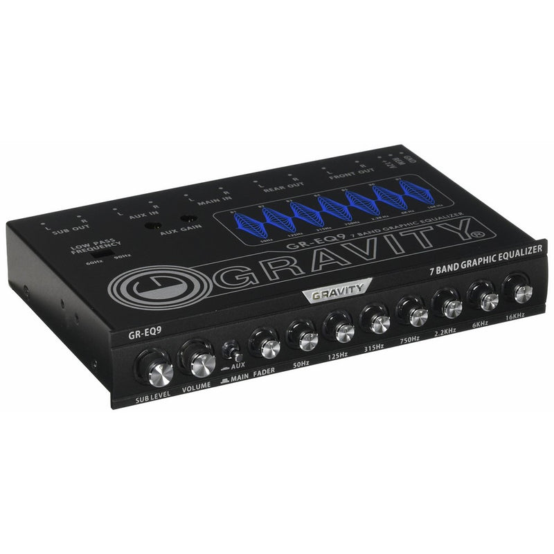 GRAVITY 7 Band Graphic Equalizer GR-EQ9