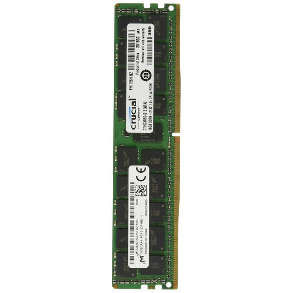 Crucial CT16G4RFD4213 16GB Single DDR4 2133 MT/s (PC4-2133) CL15 DR x4 ECC Registered DIMM 288-Pin Server Memory