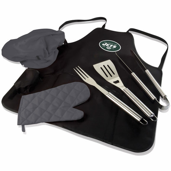 PICNIC TIME NFL BBQ Apron Tote Pro, New York Jets