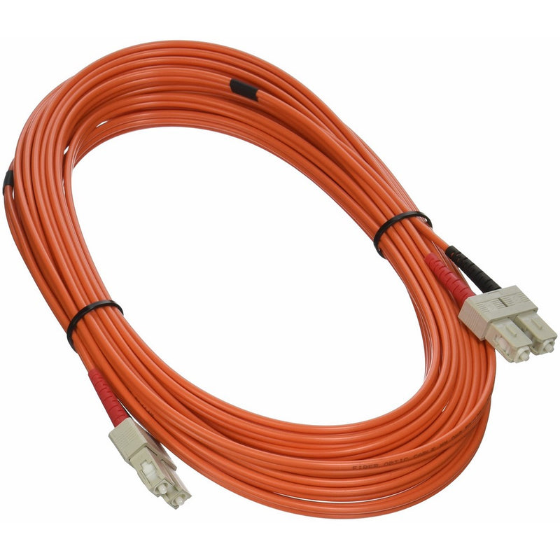 C2G/Cables to Go 33010 SC-SC 50/125 OM2 Duplex Multimode PVC Fiber Optic Cable (10 Meters, Orange)