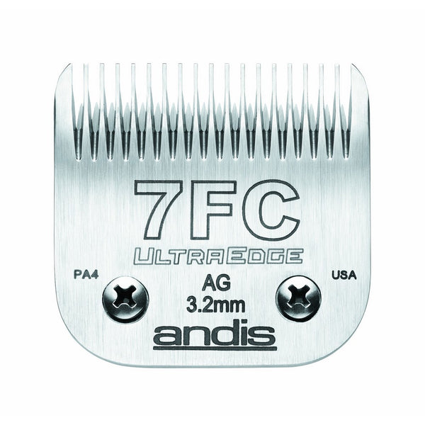 Andis Carbon-Infused Steel UltraEdge Dog Clipper Blade, Size-7FC, 1/8-Inch Cut Length (64121)