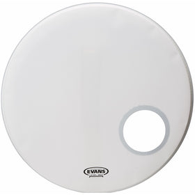 Evans EQ3 Resonant Coated White Bass Drum Head, 22 Inch