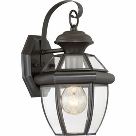 Quoizel NY8315Z Newbury 1-Light Outdoor Lantern, Medici Bronze