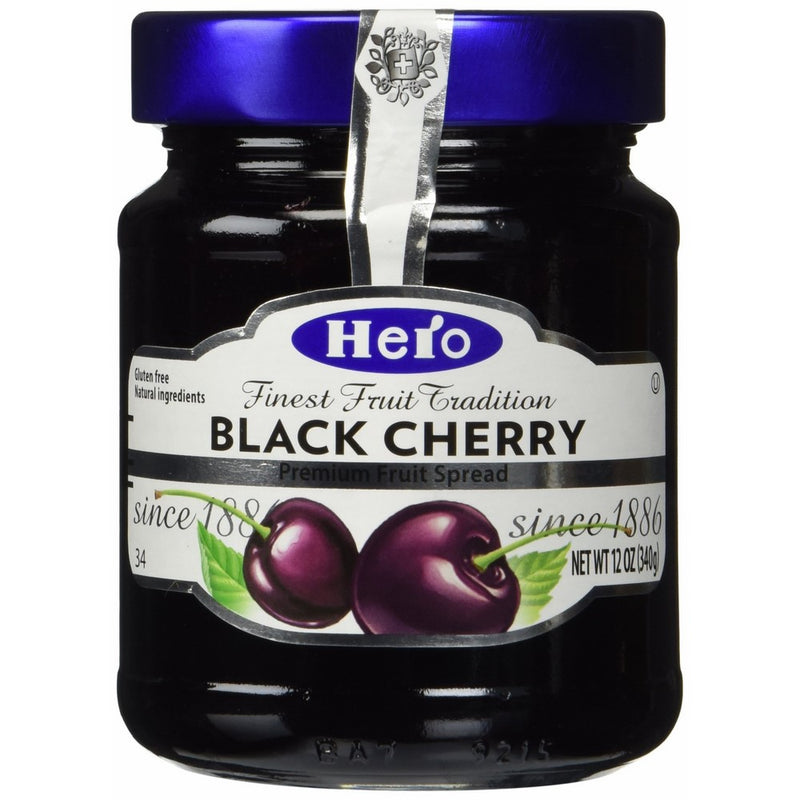 Hero Black Cherry Preserve, 12oz