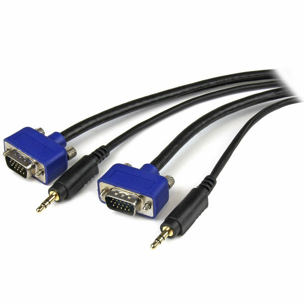 StarTech.com MXTHQMM6A 6-Feet Coax High Resolution Monitor VGA Cable with Audio - HD15 M/M