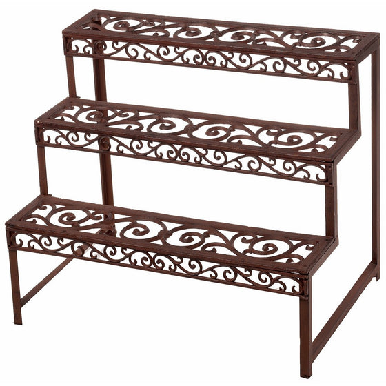 Esschert Design BPH33 Rectangle Etagere Plant Rack