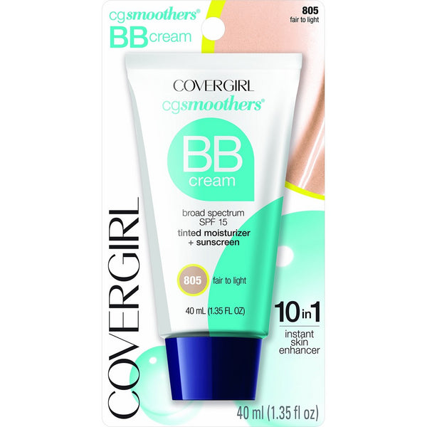 COVERGIRL Smoothers Lightweight BB Cream Fair to Light, 1.35 fl oz (40 ml)