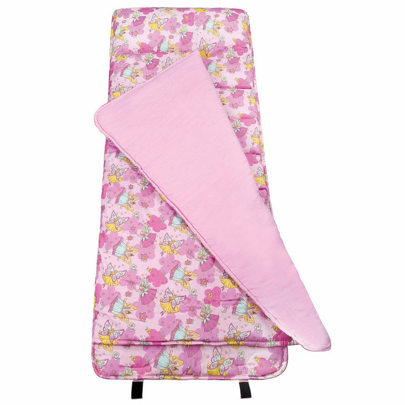 Original Nap Mat, Wildkin Children's Original Nap Mat with Built in Blanket and Pillowcase, Pillow Insert Included, Premium Cotton and Microfiber Blend, Children Ages 3-7 years – Fairies