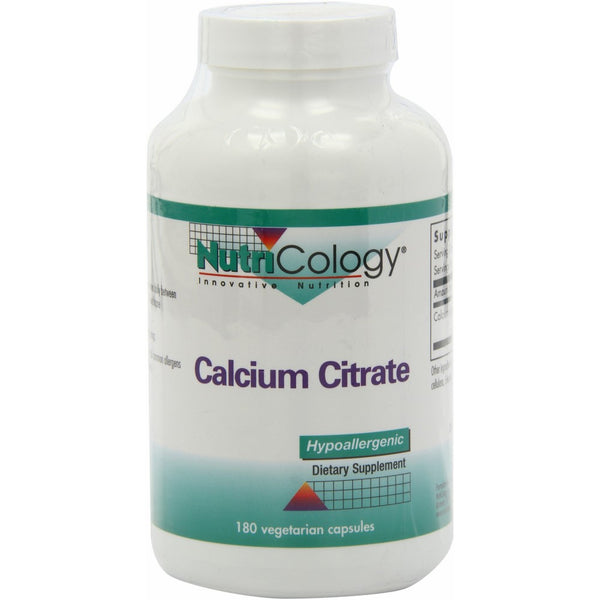 Nutricology Calcium Citrate, 150 mg,180 Vegicaps