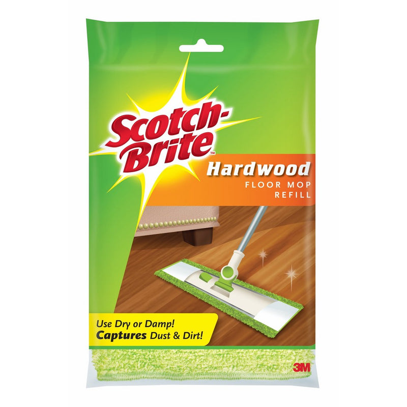 Scotch-Brite Microfiber Hardwood Floor Mop Refill, 1-Count