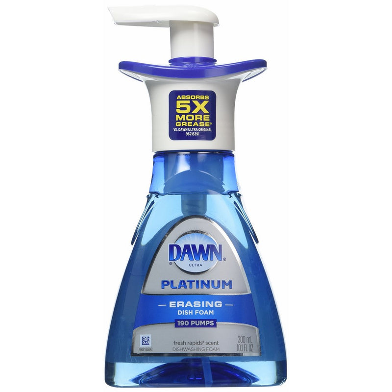 Dawn Platinum Dishwashing Foam, Fresh Rapids, 10.1 Ounce