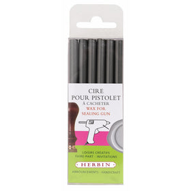 Sealing Wax For Glue Guns 6/Pack Silver