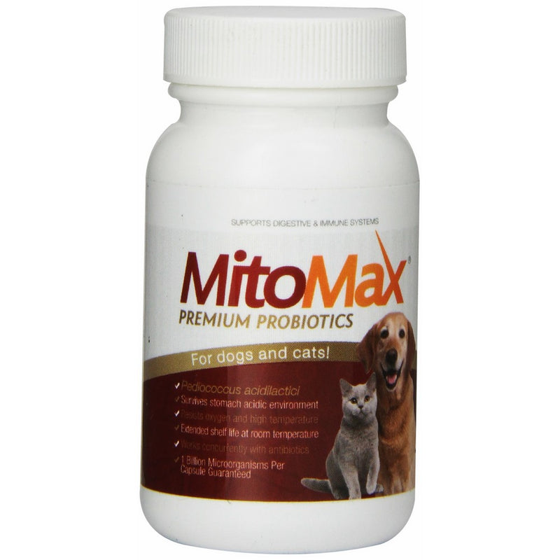 MitoMax-premium probiotics for dogs and cats, 40 capsules per bottle