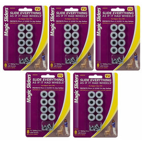 3/4" (20mm) Round Magic Sliders 40 Count