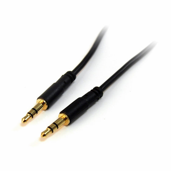 StarTech.com MU3MMS 3 feet Slim 3.5mm Stereo Audio Cable - M/M