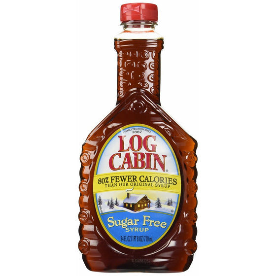 Log Cabin Syrup, Sugar Free, 24 Ounce