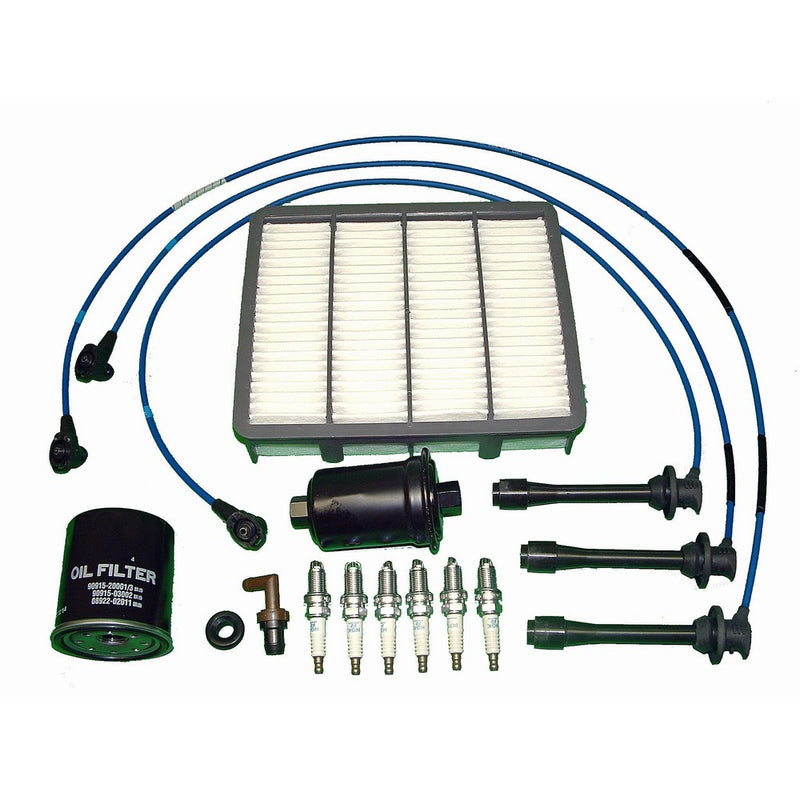 TBK Engine Tune Up Parts Kit Toyota Tacoma 1996-2004 3.4 Toyota 4runner 1996-2002 Includes all filters, PCV valve and grommet NGK spark plugs and NGK Ignition Wires