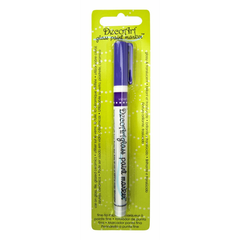 DecoArt Glass Paint Marker, Violet
