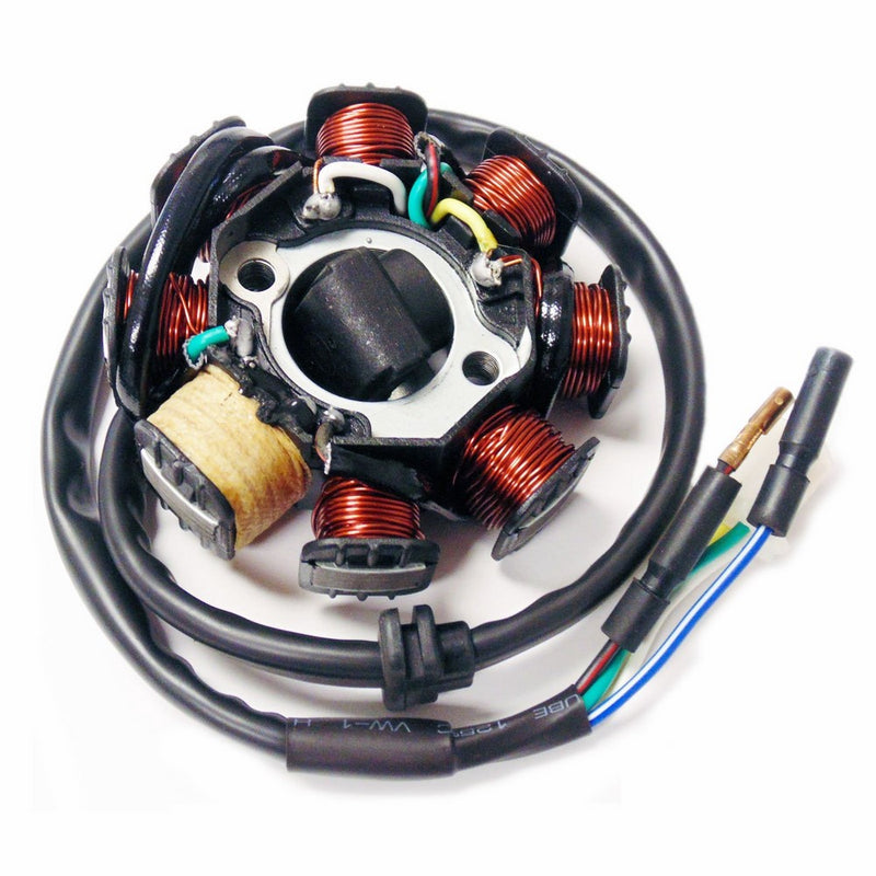 Magneto Stator Ignition Generator 8 Poles Coils GY6 Motorcycle Scooter Moped 125cc 150cc (1004-8)