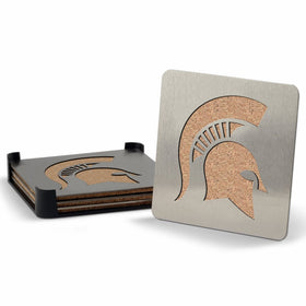 NCAA Michigan State Spartans 4-piece Boaster Drink Coaster