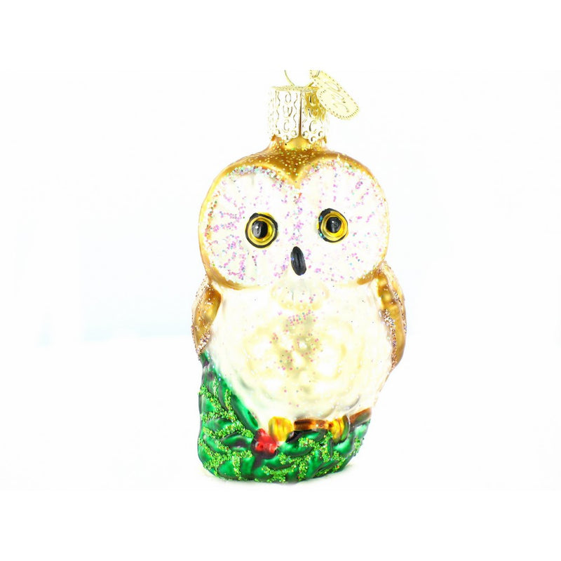 Old World Christmas Owl Glass Blown Ornament