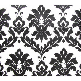 Norwall Black and White Damask Wallpaper VG26230P