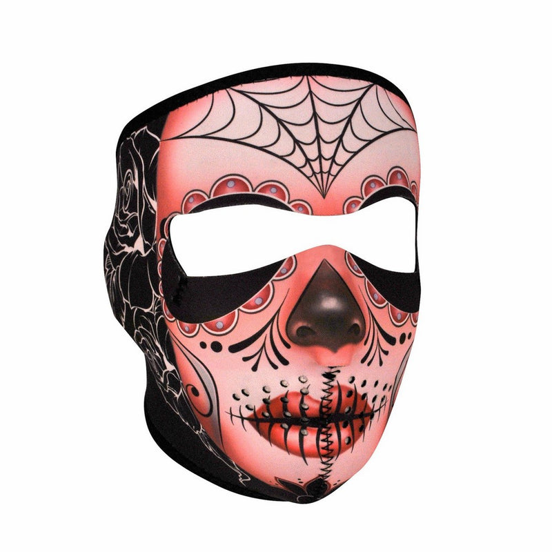 Zanheadgear WNFM082 Neoprene Full Face Mask, Sugar Skull